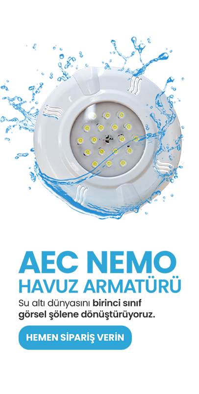 AEC Yerli Üretim Havuz Lambaları | Enerji Verimli ve Estetik Aydınlatma